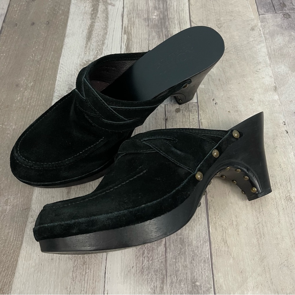KORS Michael Kors Black Mules